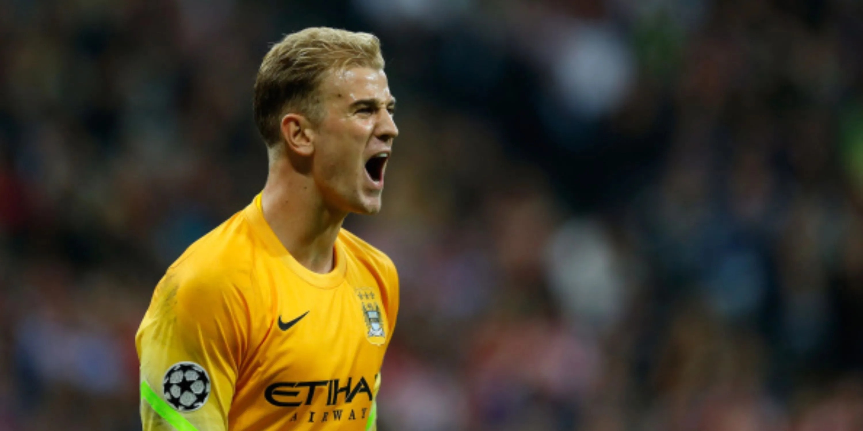 Joe Hart đang chỉ đạo đồng đội