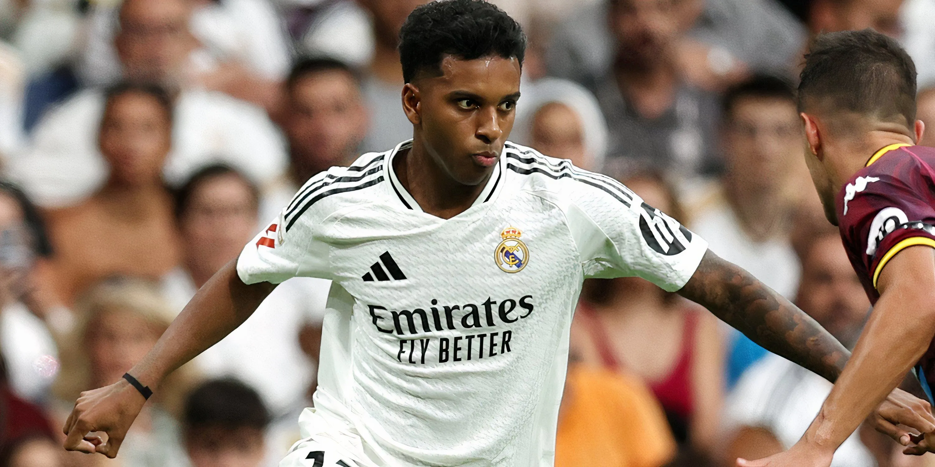 Rodrygo trong màu áo Real Madrid, mục tiêu tiềm năng có thể đến Premier League