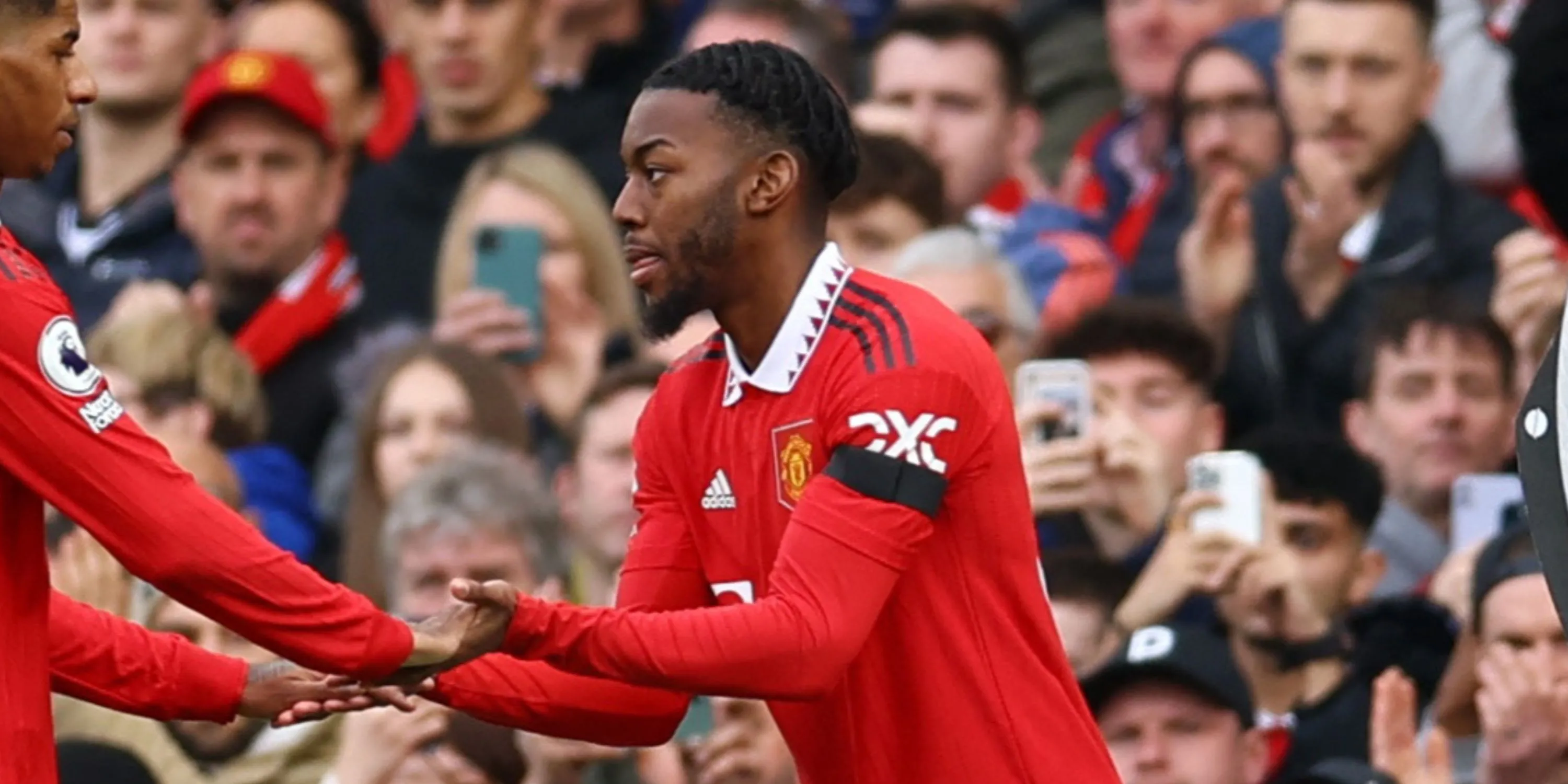 Anthony Elanga trong màu áo Manchester United tại Premier League