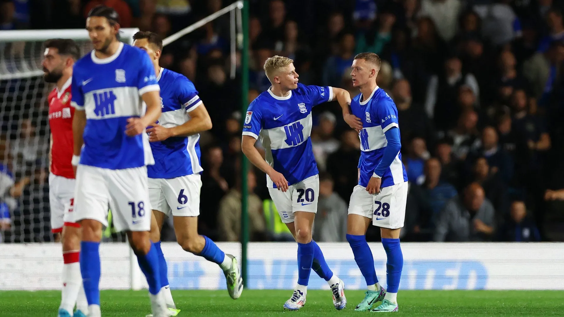 Jay Stansfield scores for Birmingham City vs Wrexham