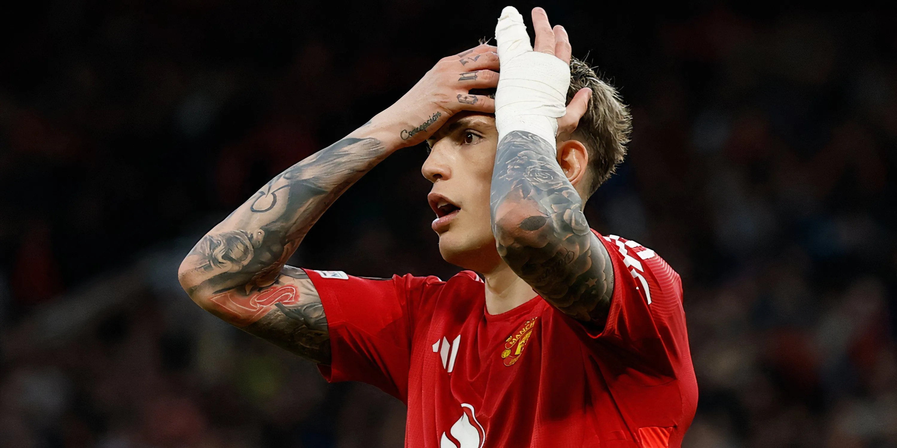 Tiền đạo trẻ Alejandro Garnacho trong màu áo Manchester United