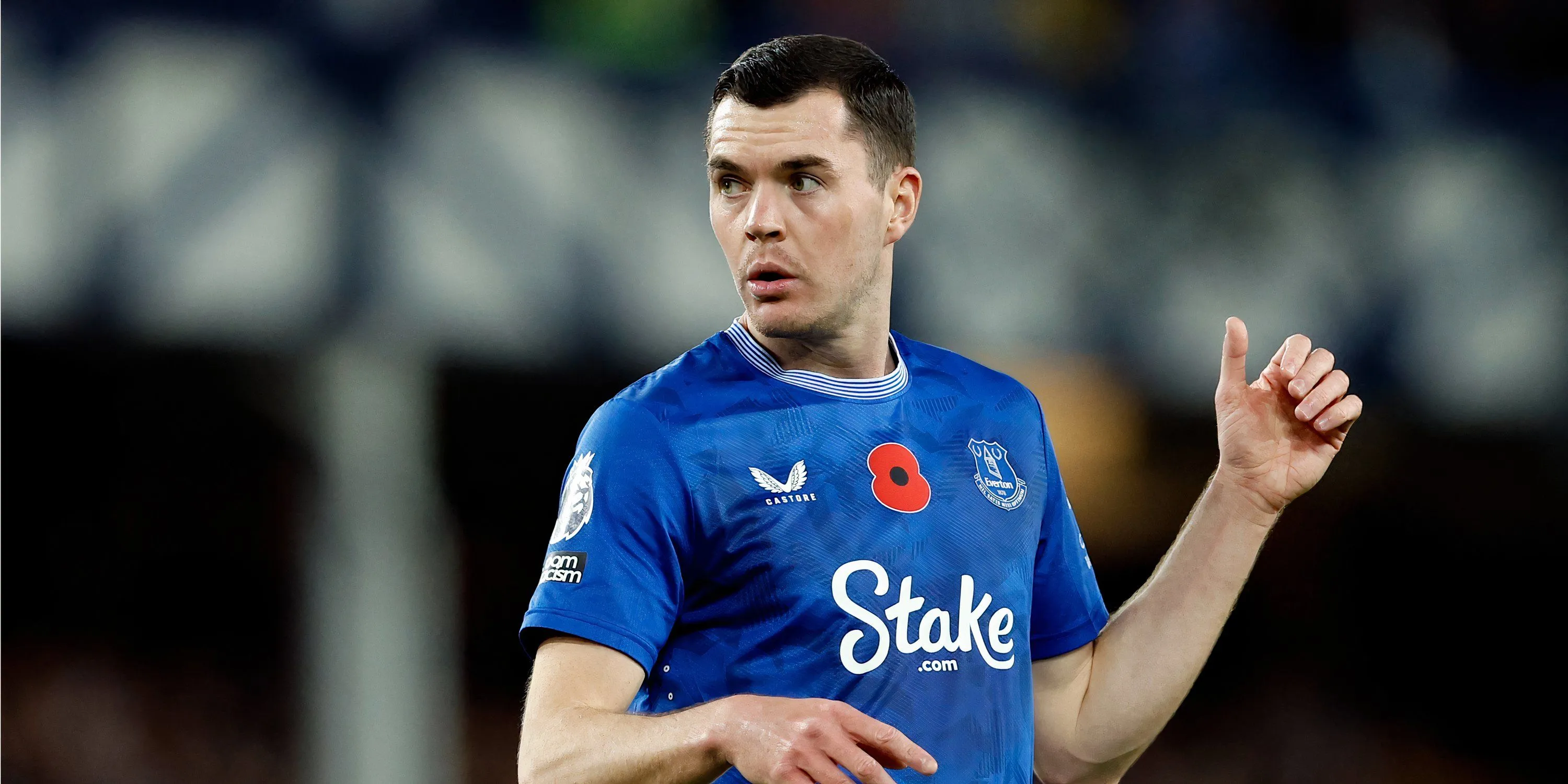 Trung vệ Michael Keane trong màu áo Everton
