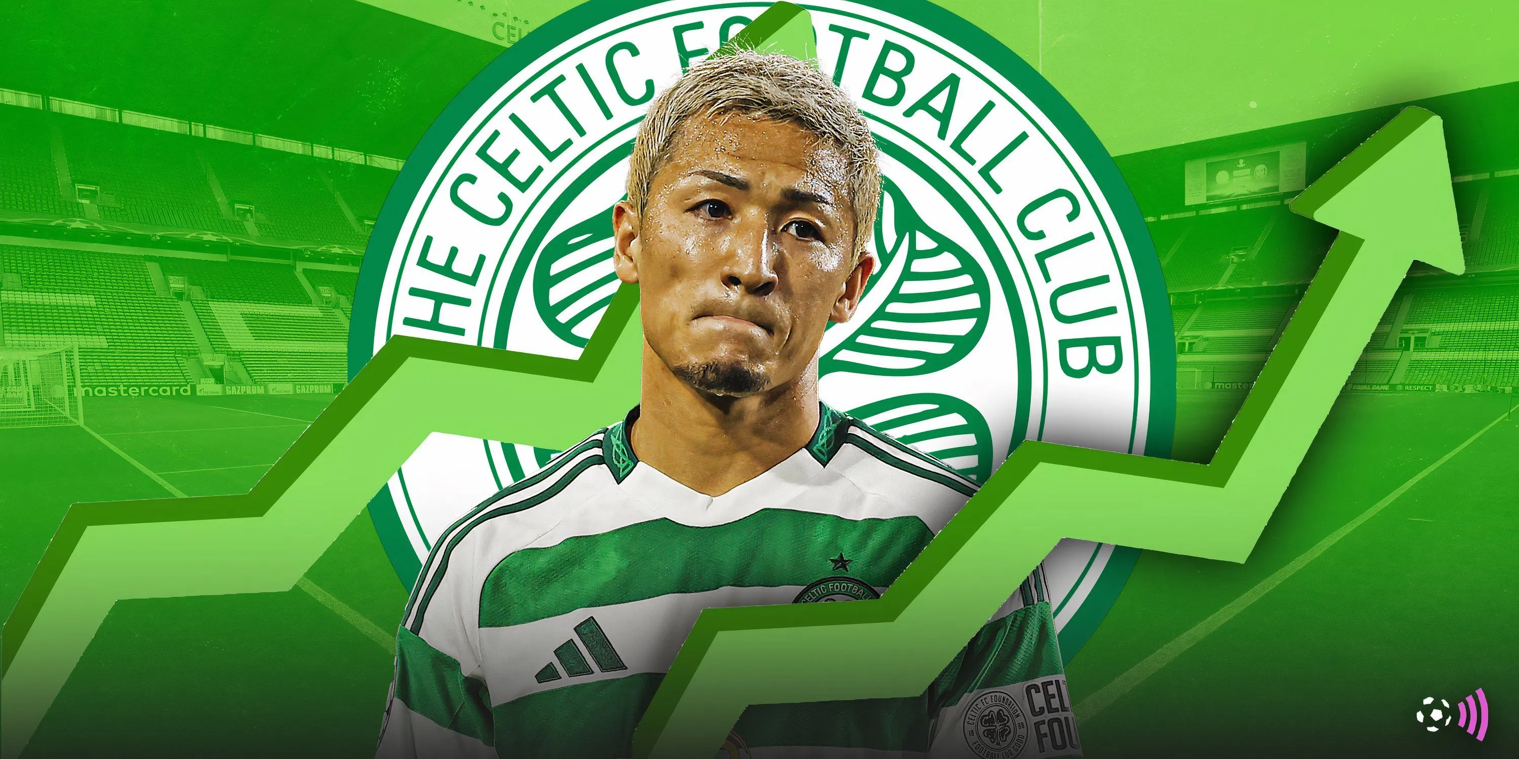 Daizen Maeda trong màu áo Celtic