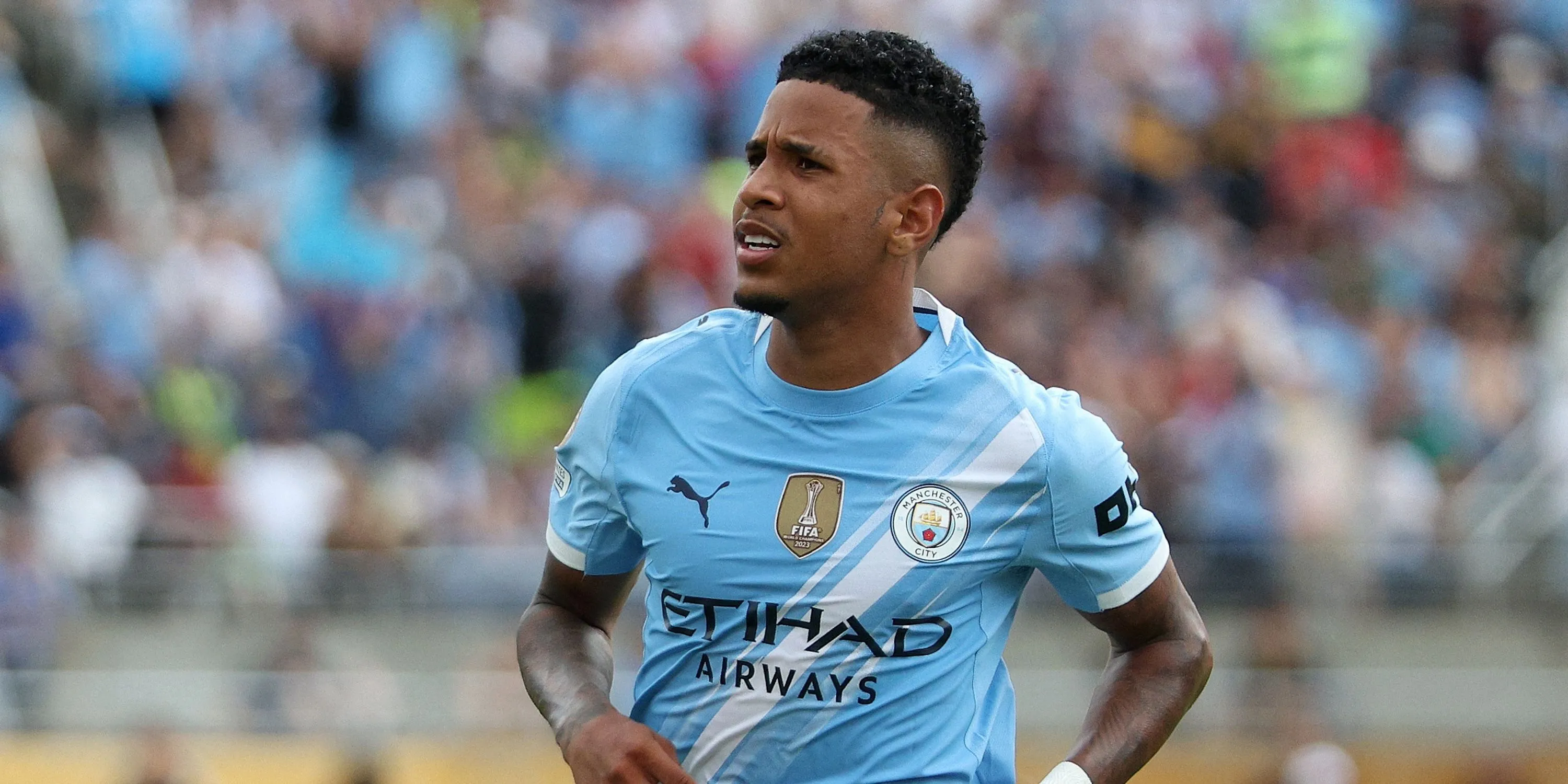 Tài năng trẻ Savinho, mục tiêu chuyển nhượng kỷ lục của Tottenham, trong màu áo Manchester City