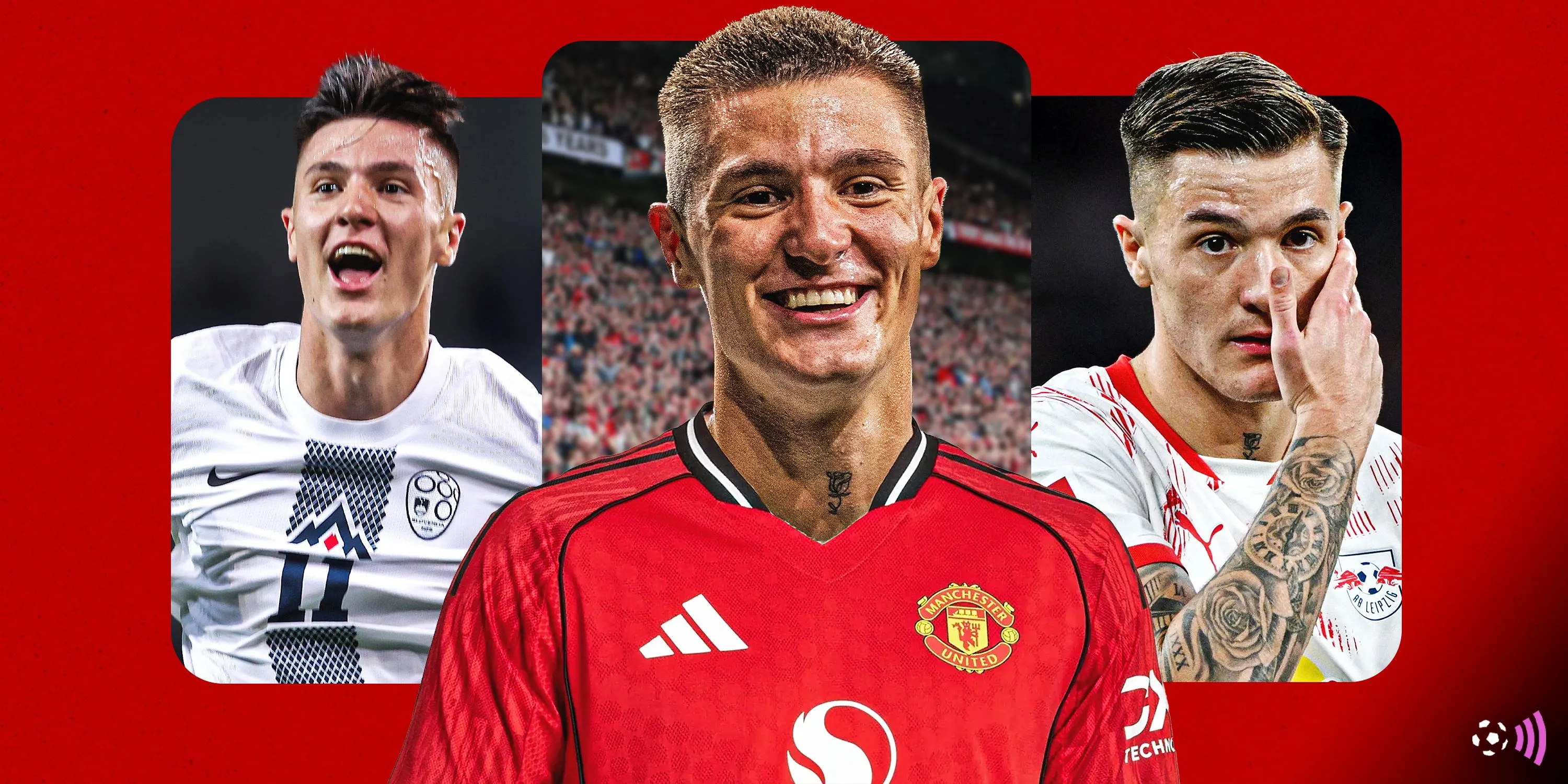 Tiền đạo Benjamin Sesko thi đấu cho Manchester United tại Premier League.