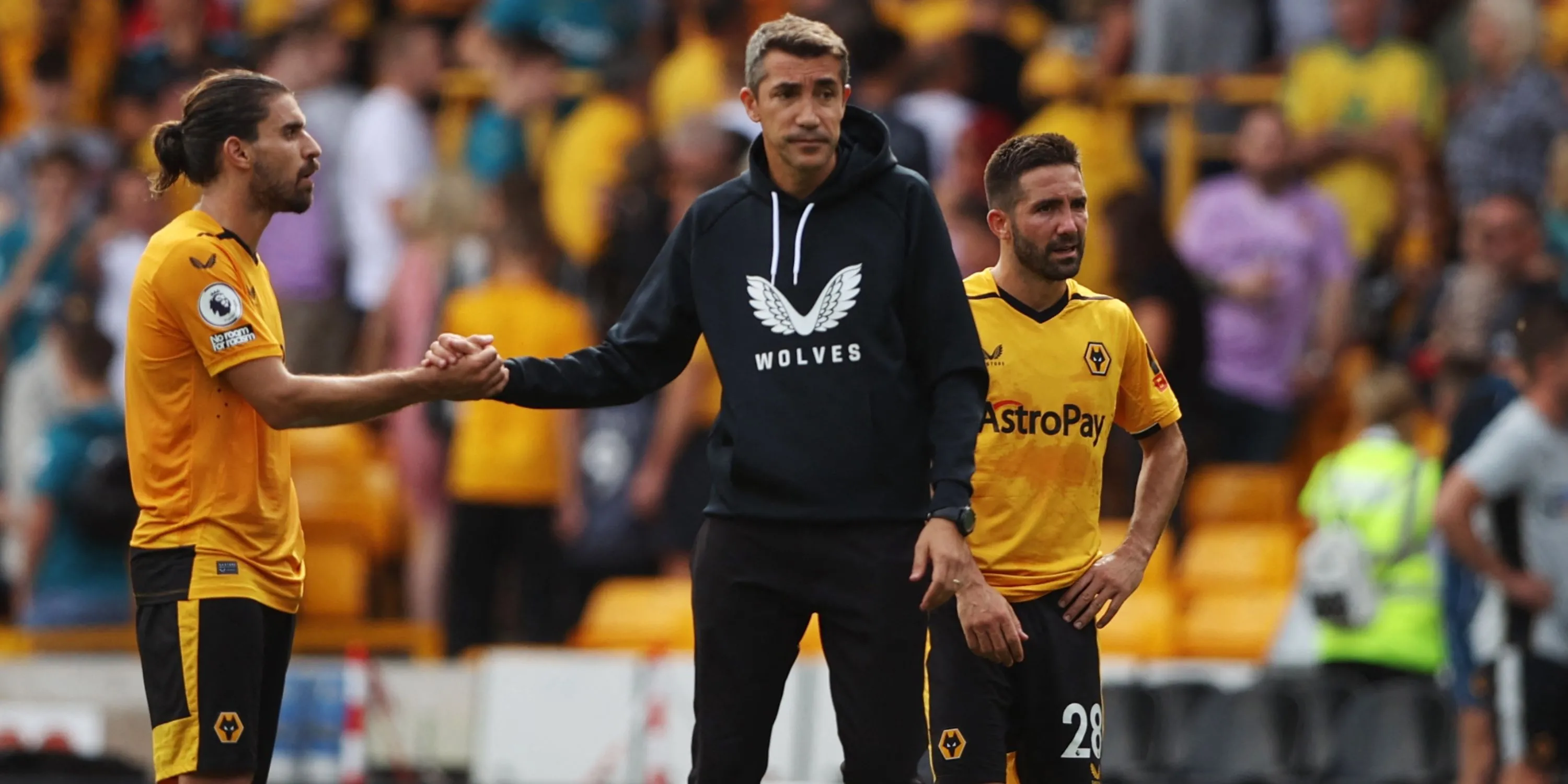Bruno Lage và huyền thoại Rúben Neves khi còn cùng nhau ở Wolves